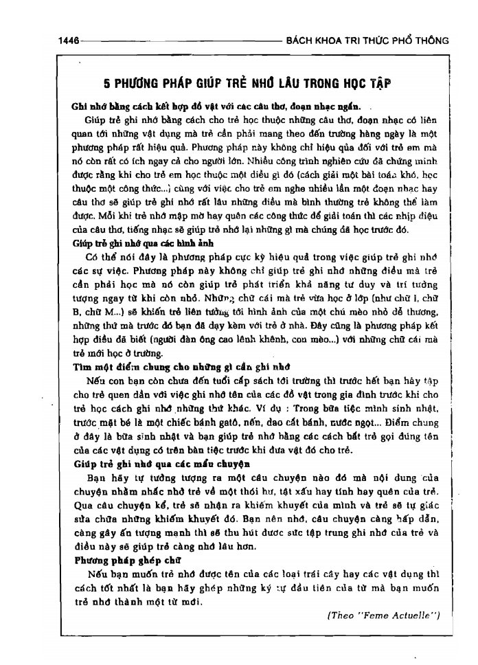BÁCH KHOA TRI THỨC PHỔ THÔNG