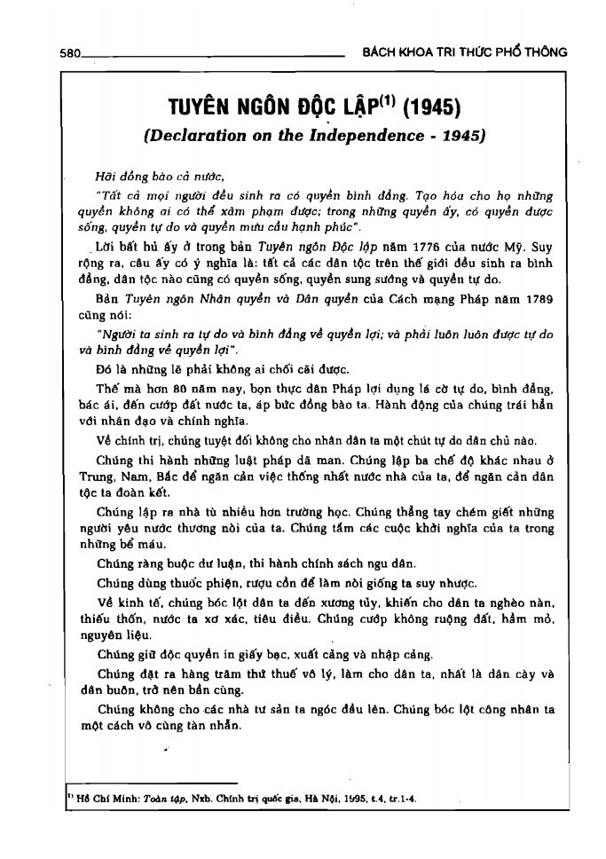 BÁCH KHOA TRI THỨC PHỔ THÔNG