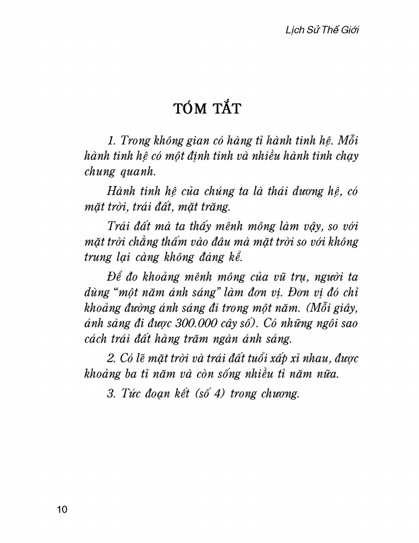 Lịch Sử Thế Giới
