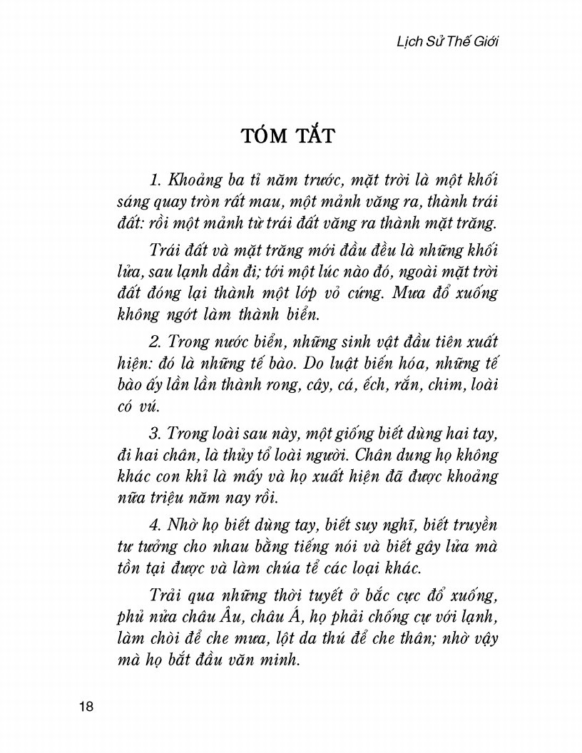 Lịch Sử Thế Giới