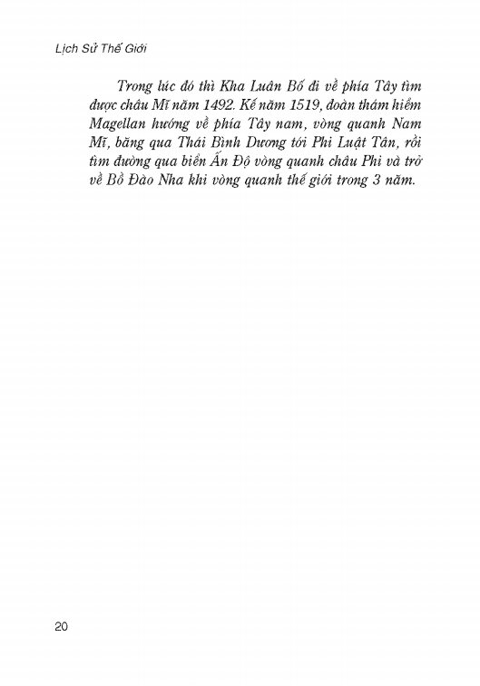 Lịch Sử Thế Giới
